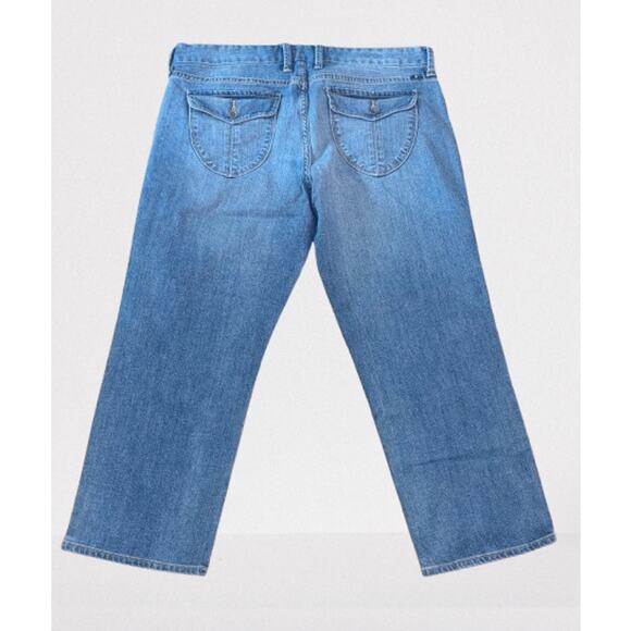 LUCKY BRAND Womens Sweet Jean Crop Jeans Size 12 (34W/25L) - Picture 2 of 4